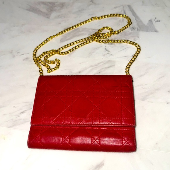 Authentic Christian Dior Trifold Quilted wallet - Picture 2 of 16